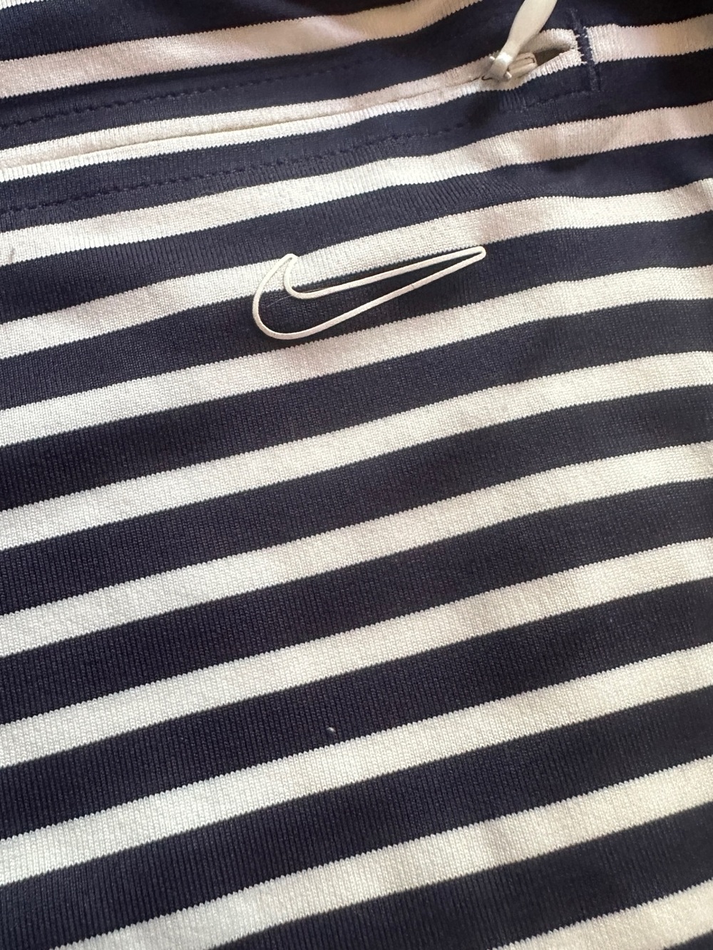 Niki Striped Navy and White Golf Skort - Picture 7 of 9